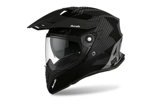 Image of Airoh Commander 2 Carbon Glossy Carbon Adventure Helmet Size 2XL