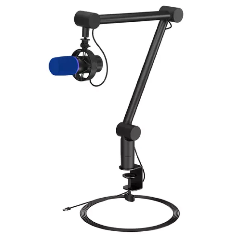 Image of ENDORFY Solum Broadcast - USB PC Condenser Microphone Mute button ARGB 20 mm gold-plated membrane Boom Arm Included - EY1B008