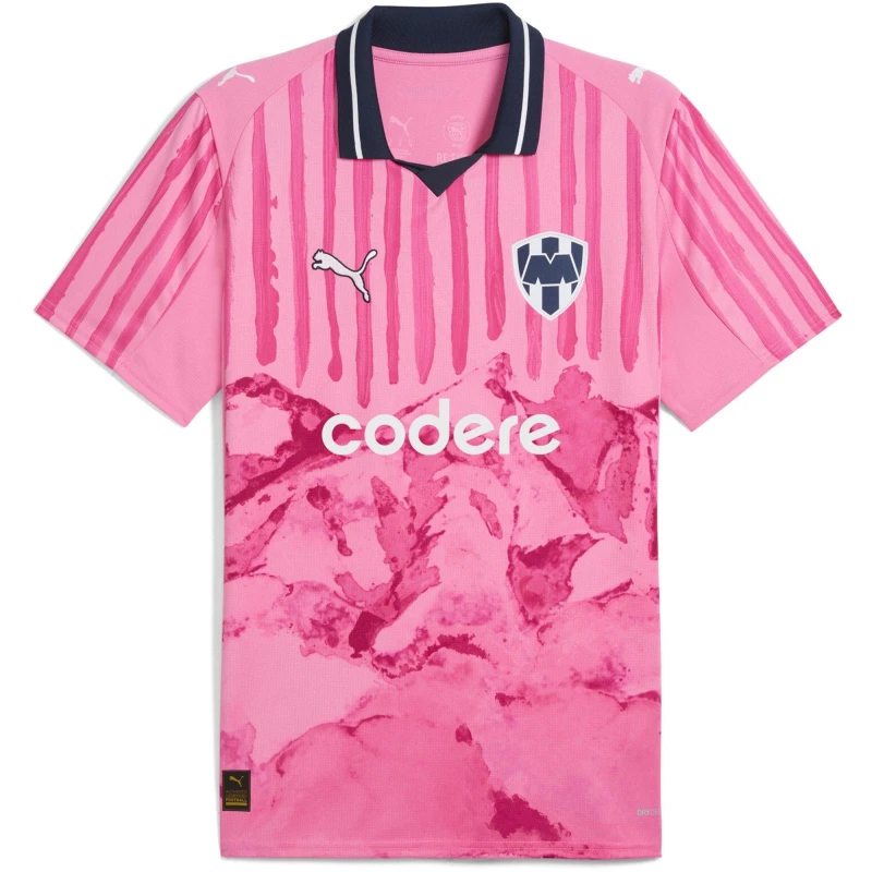 Image of Puma x KidsSuper Monterry Goalkeeper Shirt 2025 2026 Adults Fast Pink male S