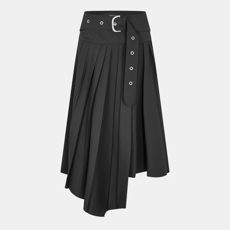 Image of Off White Womens Mid-Length Midi Skirt Black female 4 (3XS)