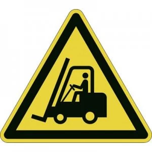 Image of Durable 173404 Symbol warning of industrial trucks Yellow, Black