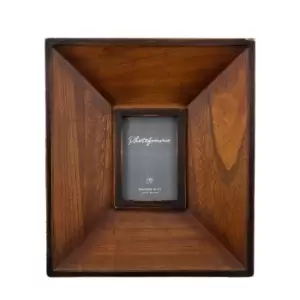 Image of Ingleby Strand Rectangle Photo Frame 6" x 4" (15cm x 10cm) Brown