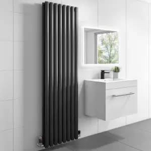 Image of Anthracite Vertical Double Panel Radiator 1600 x 480mm - Margo