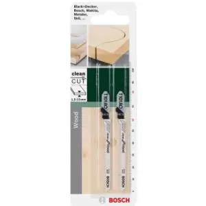 Image of Bosch Wood Curve Cut Jigsaw Blade Set T101AO