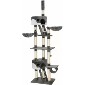 Image of Cat tree scratching post Hansi - cat scratching post, cat tower, scratching post - grey/white