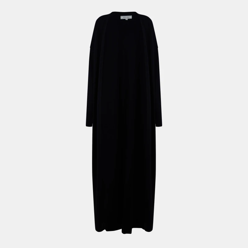 Image of Jack Wills Womens Maxi Length Cardigan Black female 8 (XS)
