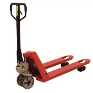 Image of Slingsby 2500KG Pallet Truck With Polyurethane Front Wheels & Tandem Polyurethan