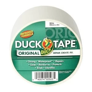 Image of Duck White Cloth tape L5m W50mm