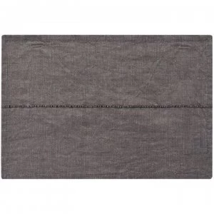 Image of Hotel Collection Alma Placemat Set of 2 - Grey