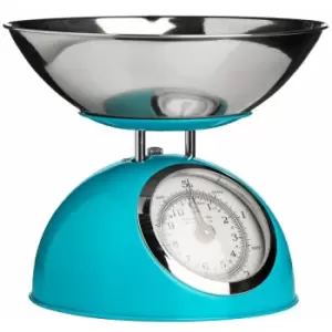 Image of Blue Half Circle Design Kitchen Scale - 5kg - Premier Housewares