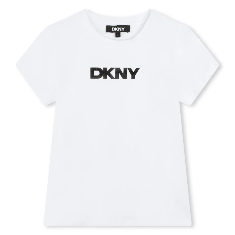 Image of DKNY Logo T-Shirt Regular Fit T-Shirts 4Y Black 59677003135