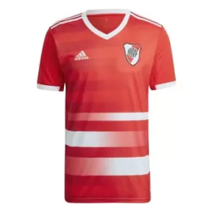 Image of adidas River Plate Away Shirt 2022/2023 Mens - Red
