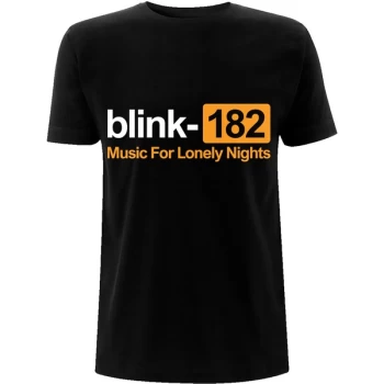 Image of Blink-182 - Lonely Nights Unisex Medium T-Shirt - Black