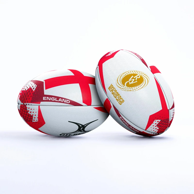 Image of Gilbert Rugby World Cup 2025 England Rugby Ball Sz 5 unisex Size 5