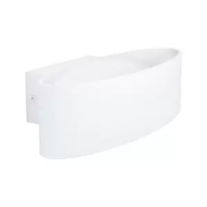 Image of Wall Light Colour White Shade Transparent Plastic Bulb LED 10W Included