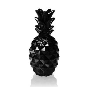 Image of Black Metallic Concrete Pineapple For Her Candle