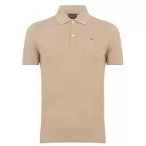 Image of Paul And Shark Logo Polo Shirt - Neutral