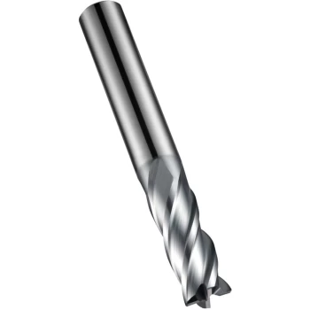 Image of S814HA 4.00MM Carbide 4 Flute Short Series Slot Drill - Alcrona Coated