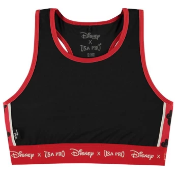 Image of USA Pro Disney Crop Top Girls - Black