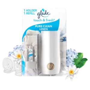 Image of Glade Touch and Fresh Clean Linen Air Freshener Unit