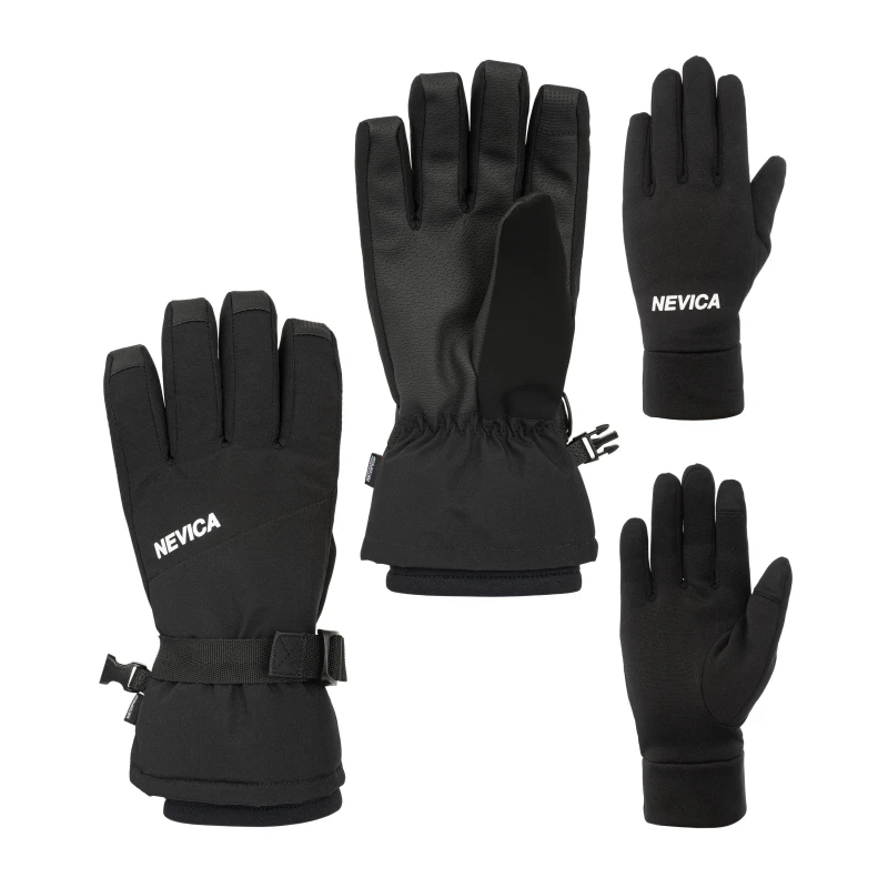 Image of Nevica 3-In-1 Gloves Juniors - Black XL Boys