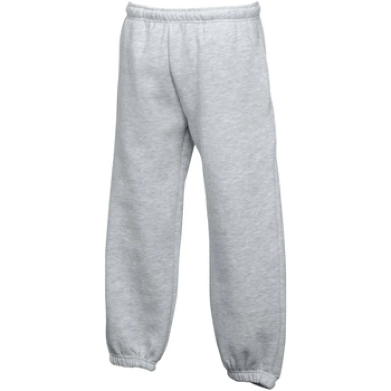 Image of Fruit of the Loom Premium 70 30 Jog Pants Jogging Bottoms Pack of 2 in Grey Size: 12-13 Years Grey Unisex 12-13 Years