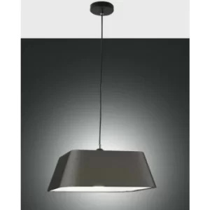 Image of Fabas Luce Allegra Pendant Ceiling Lights Black Glass, E27