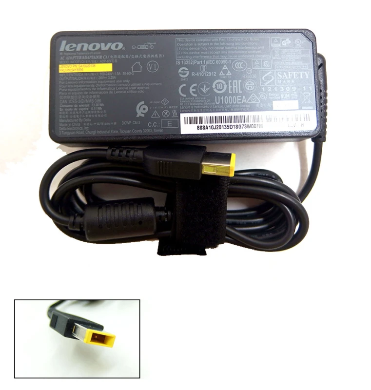 Image of Lenovo 54Y8999 power adapter/inverter Indoor 65 W Black