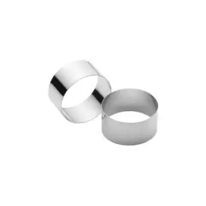 Image of Kitchencraft - Set of Two Stainless Steel Cooking Rings