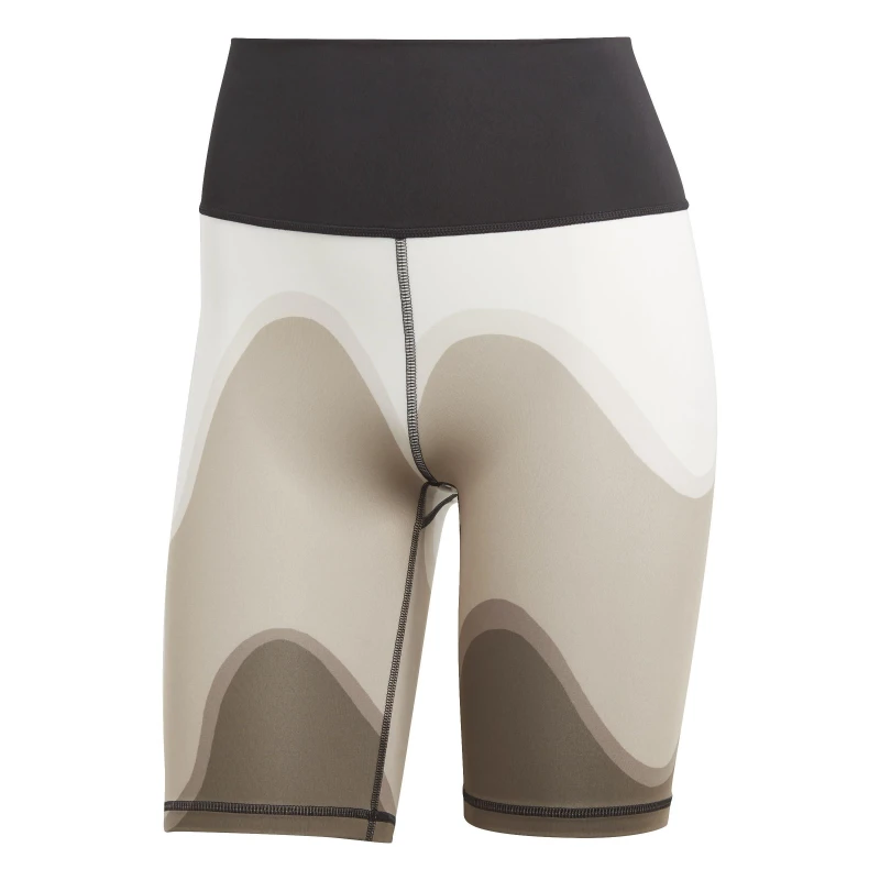 Image of adidas x Marimekko Optime Training Bike Shorts Womens - Brown Brown XS