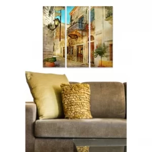 Image of MDF1279678 Multicolor Decorative MDF Painting (3 Pieces)