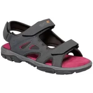 Image of Regatta LADY HOLCOMBE Vented Sandals womens Sandals in Grey,4,5,6,7