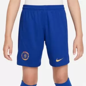 Image of Nike Chelsea Home Shorts 2023 2024 Juniors - Blue