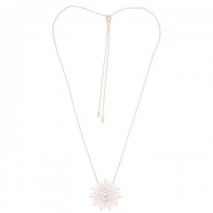 Image of Swarovski Sunshine: Necklace Lng Czwh/Ros - Gold