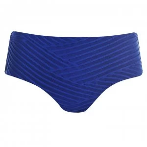Image of Seafolly Fresh Mid Bikini Bottoms - Blue Opal