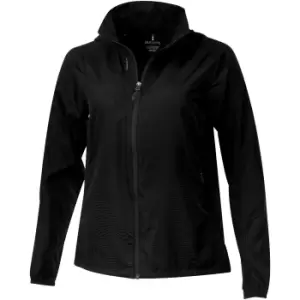 Image of Elevate Womens/Ladies Flint Lightweight Jacket (S) (Solid Black)