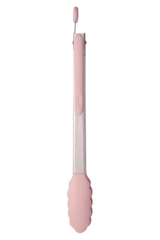 Image of Premier Housewares Zing Silicone Kitchen Tongs Light Pink