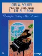 Image of john w schaum piano course b the blue book primer level