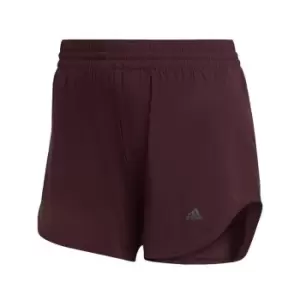 Image of adidas HIIT 45 Seconds Two-in-One Shorts Womens - Shadow Maroon / Carbon