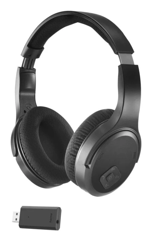 Image of Hama Hama 00221847 headphones/headset Wired & Wireless Head-band TV Bluetooth Black 00221847