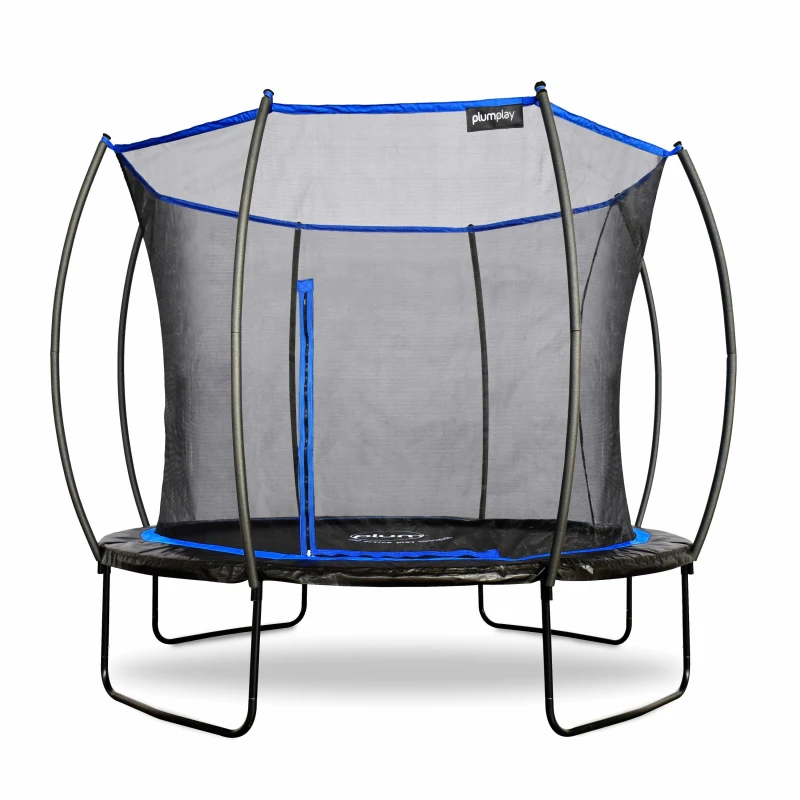 Image of Plum Play Plum 10ft Deluxe Springsafe Trampoline & Enclosure Blue unisex 305 x 305