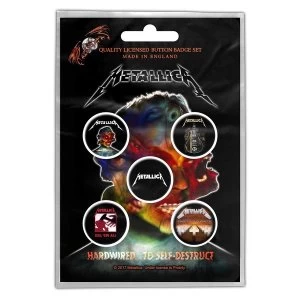 Image of Metallica - Hardwired to self-destruct Button Badge Pack