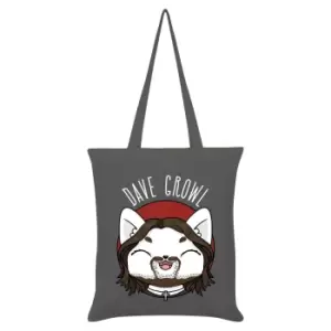 Image of VI Pets Dave Growl Tote Bag (One Size) (Grey/White/Red)