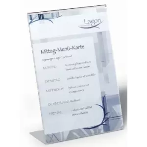 Image of Durable Acrylic presentation stand, A4, HxWxD 290 x 210 x 90 mm, pack of 10