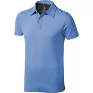 Image of Elevate Mens Markham Short Sleeve Polo (M) (Light Blue)