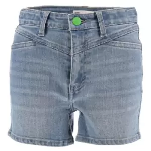 Image of Levis High Rise Shorts Infant Girls - Blue