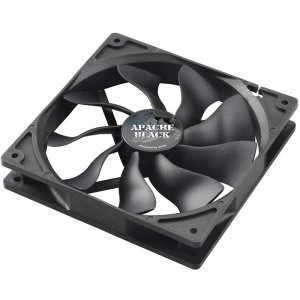 Image of Akasa Apache Black AK-FN062 140mm 1300RPM Black Super Silent Case Fan