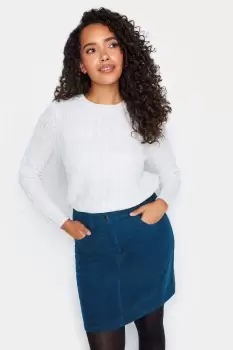 Image of M&Co Cord A-Line Mini Skirt