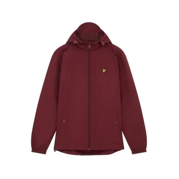Image of Lyle and Scott Lyle Full Zip Hooded Jacket - Red