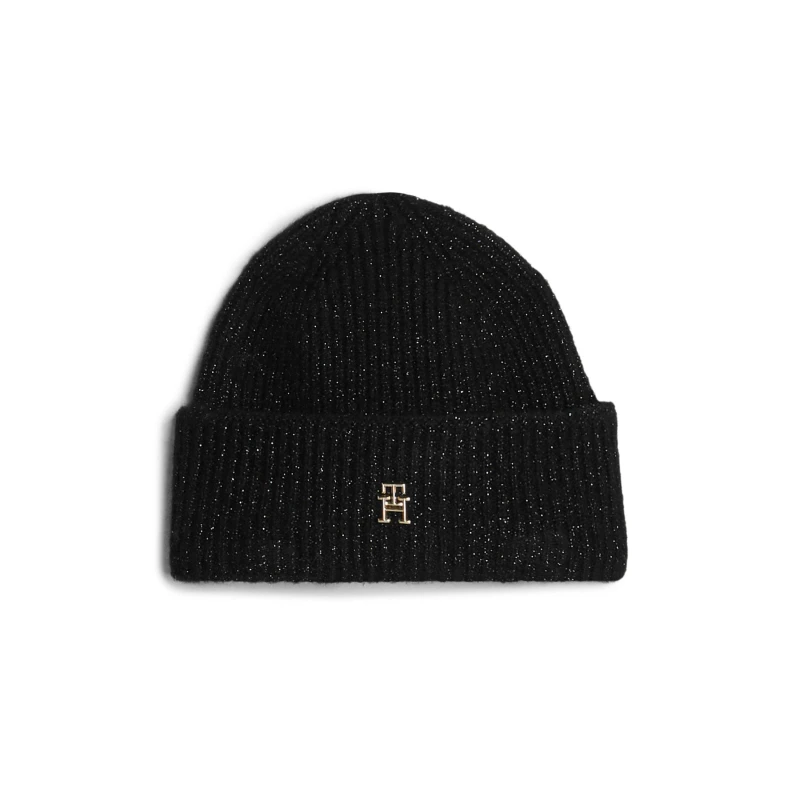 Image of Tommy Hilfiger TH LUXE BEANIE Beanies One Size Black 90354203000